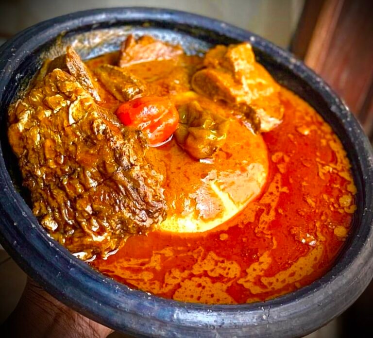 Fufu with Palmnut soup